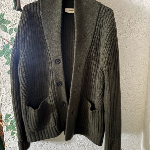Buck Mason Green Herdsman Cardigan s L - Picture 4 of 6